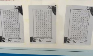威县第一职业技术中学开展书法大赛